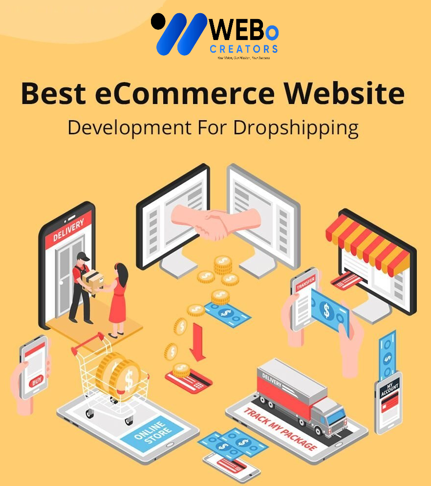 Modern Shopify dropshipping store design for online selling in Las Vegas 2026
