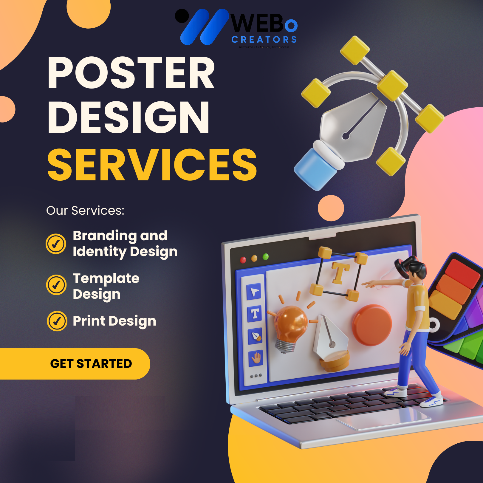 Poster Design Service | Get Powerful Advertising Poster in Las Vegas for Business and Events