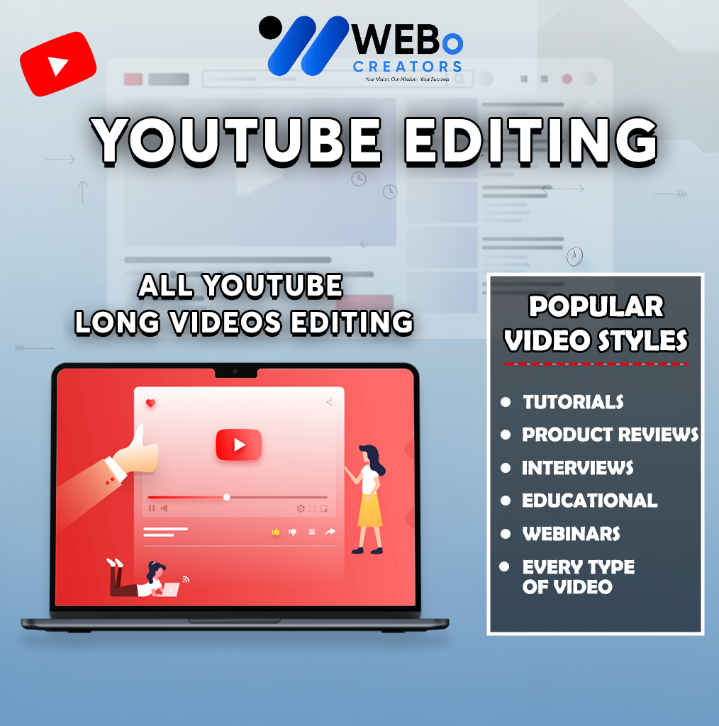 YouTube Video Editing Services at Affordable Cost - Hire Experienced YouTube Video Editors in Las Vegas